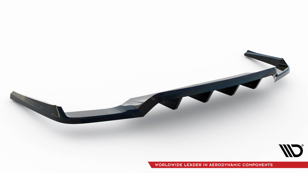 Splitter Posteriore Centrale con Barre Verticali Audi Q7 Mk2 Maxton Design