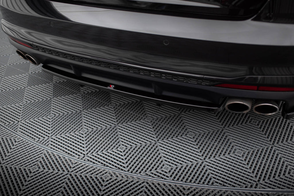 Splitter Posteriore Centrale con Barre Verticali Maxton Design Audi S4 B9 Facelift