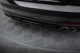 Splitter Posteriore Centrale con Barre Verticali Maxton Design Audi S4 B9 Facelift
