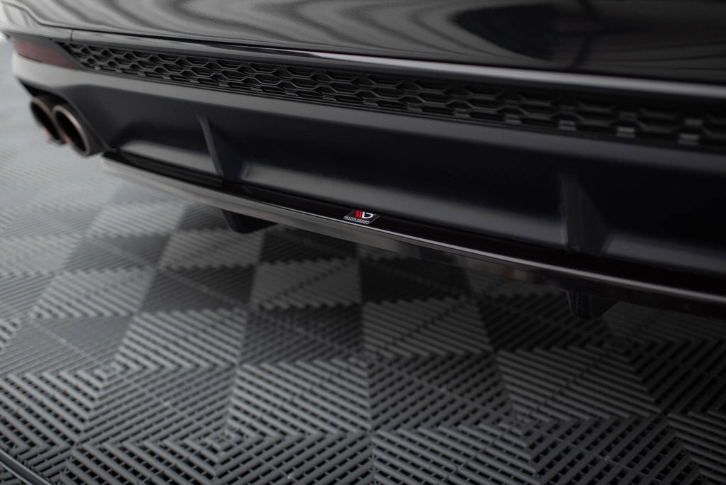 Splitter Posteriore Centrale con Barre Verticali Maxton Design Audi S4 B9 Facelift