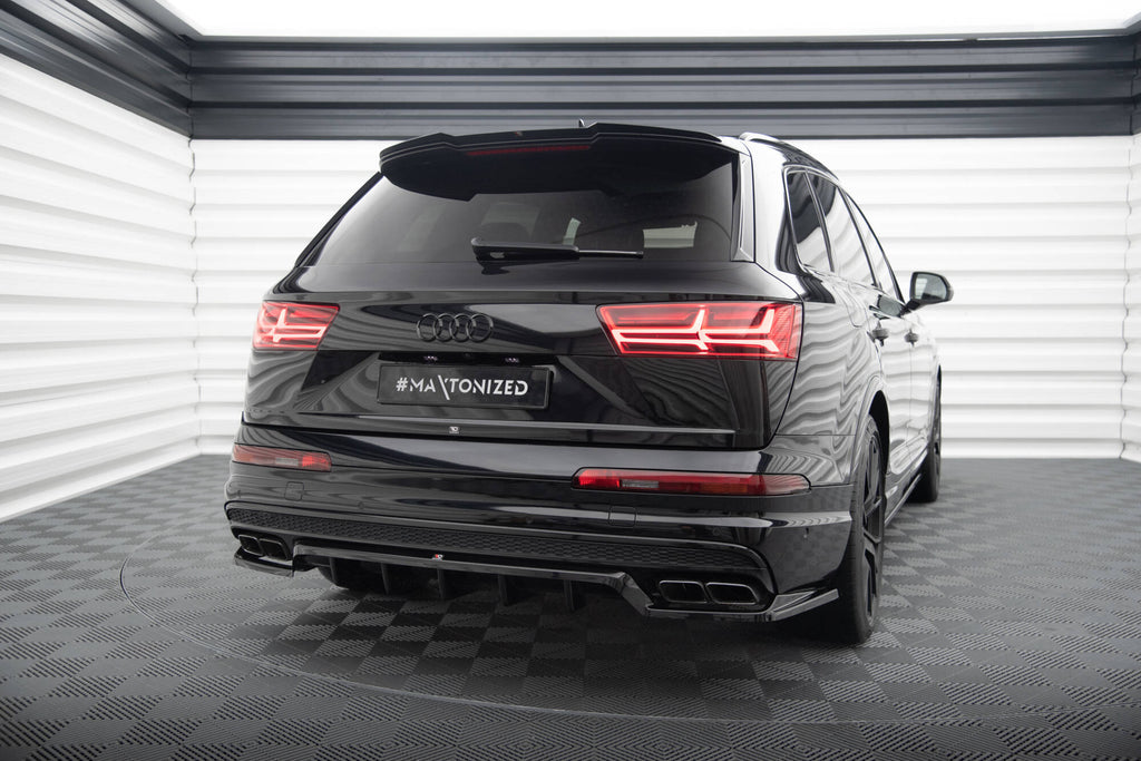 Splitter Posteriore Centrale con Barre Verticali Audi SQ7 / Q7 S-Line Mk2 Maxton Design