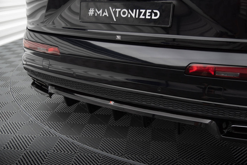 Splitter Posteriore Centrale con Barre Verticali Audi SQ7 / Q7 S-Line Mk2 Maxton Design