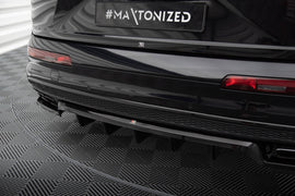 Splitter Posteriore Centrale con Barre Verticali Audi SQ7 / Q7 S-Line Mk2 Maxton Design