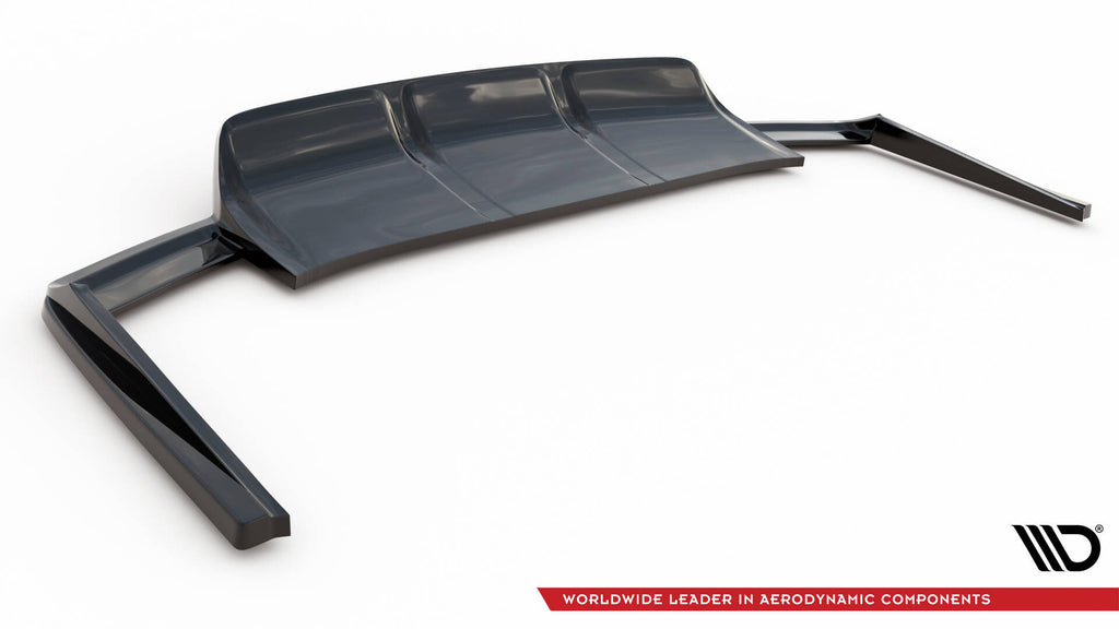 Splitter Posteriore Centrale con Barre Verticali Audi SQ7 / Q7 S-Line Mk2 Maxton Design