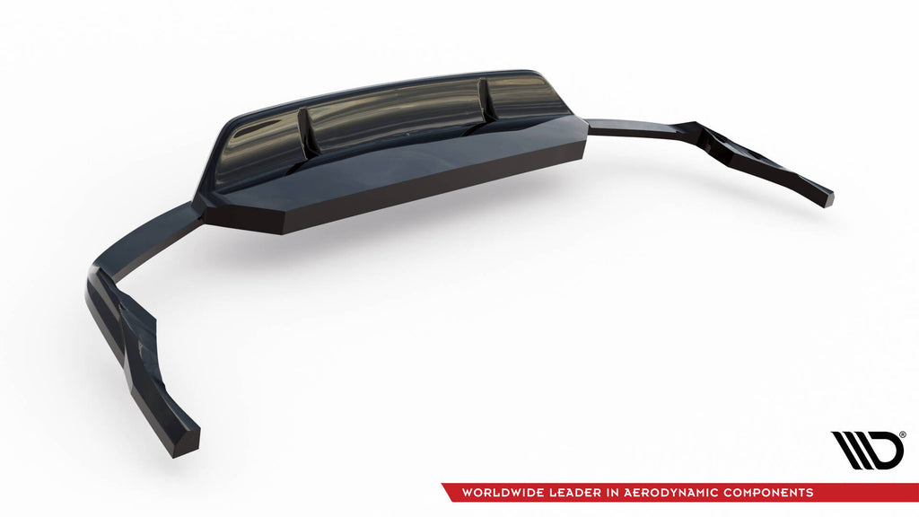 Splitter posteriore con barre verticali per Audi SQ8 Mk1