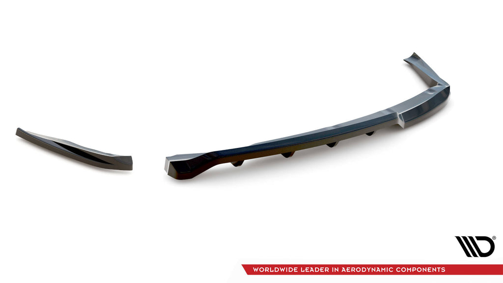 Splitter Posteriore Centrale con Barre Verticali BMW Serie 1 M-Pack E87 Facelift Maxton Design