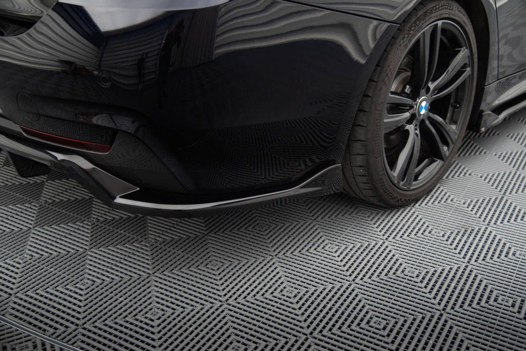 Splitter Posteriore Centrale con Barre Verticali BMW Serie 4 Coupé / Gran Coupé / Cabriolet M-Pack F32 / F36 / F33