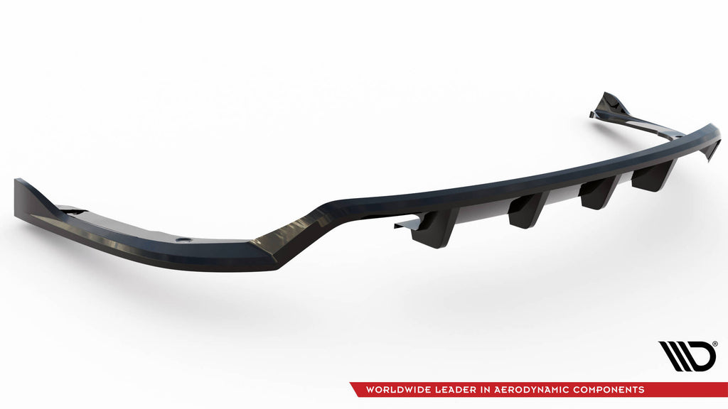 Splitter Posteriore Centrale con Barre Verticali BMW Serie 4 Coupé / Gran Coupé / Cabriolet M-Pack F32 / F36 / F33