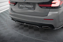 Carica l'immagine nel visualizzatore di Gallery, Splitter Posteriore Centrale con Barre Verticali Maxton Design BMW Serie 5 G30 G31 Facelift