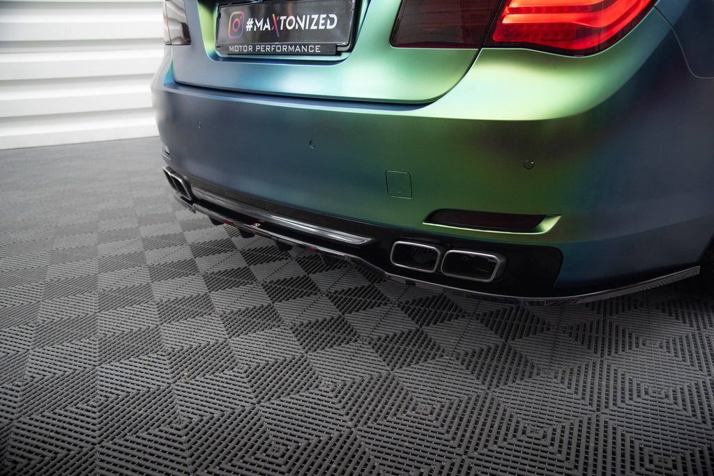 Splitter Posteriore Centrale con Barre Verticali BMW Serie 7 F01