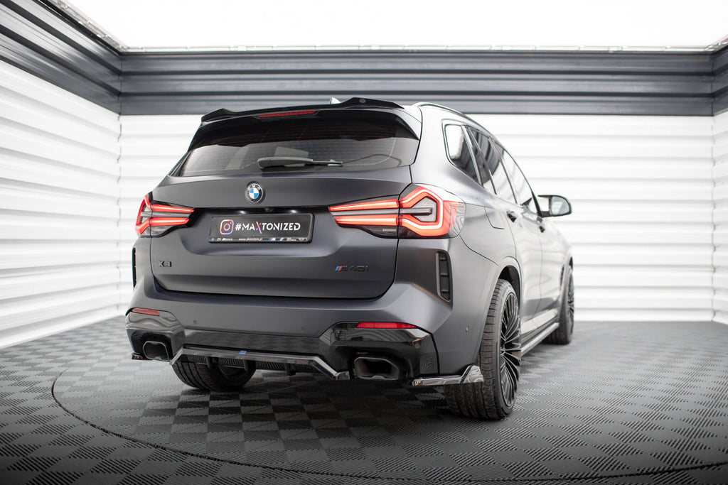 Splitter Posteriore Centrale con Barre Verticali BMW X3 M-Pack G01 Facelift