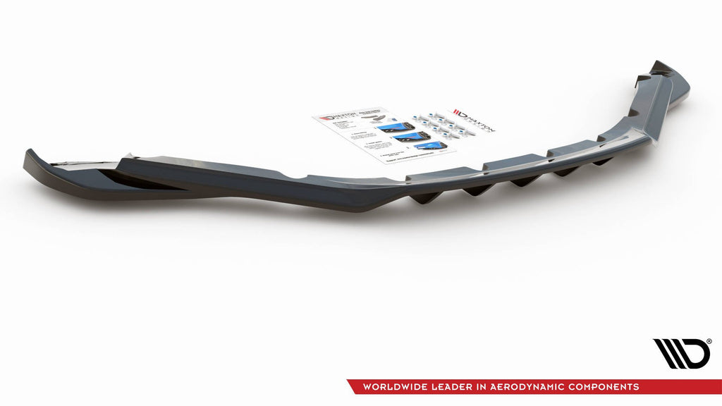 Splitter posteriore centrale BMW i8 ABS nero lucido montato
