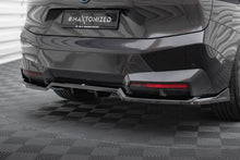 Carica l'immagine nel visualizzatore di Gallery, Splitter posteriore centrale con barre verticali Maxton BMW iX M-Pack i20