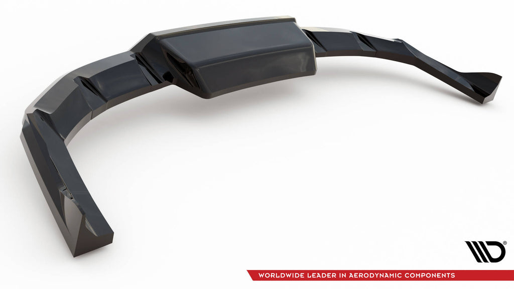 Dettaglio splitter posteriore centrale BMW iX Maxton Design