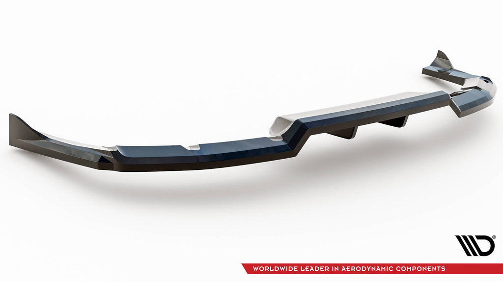 Splitter posteriore centrale montato su BMW iX M-Pack