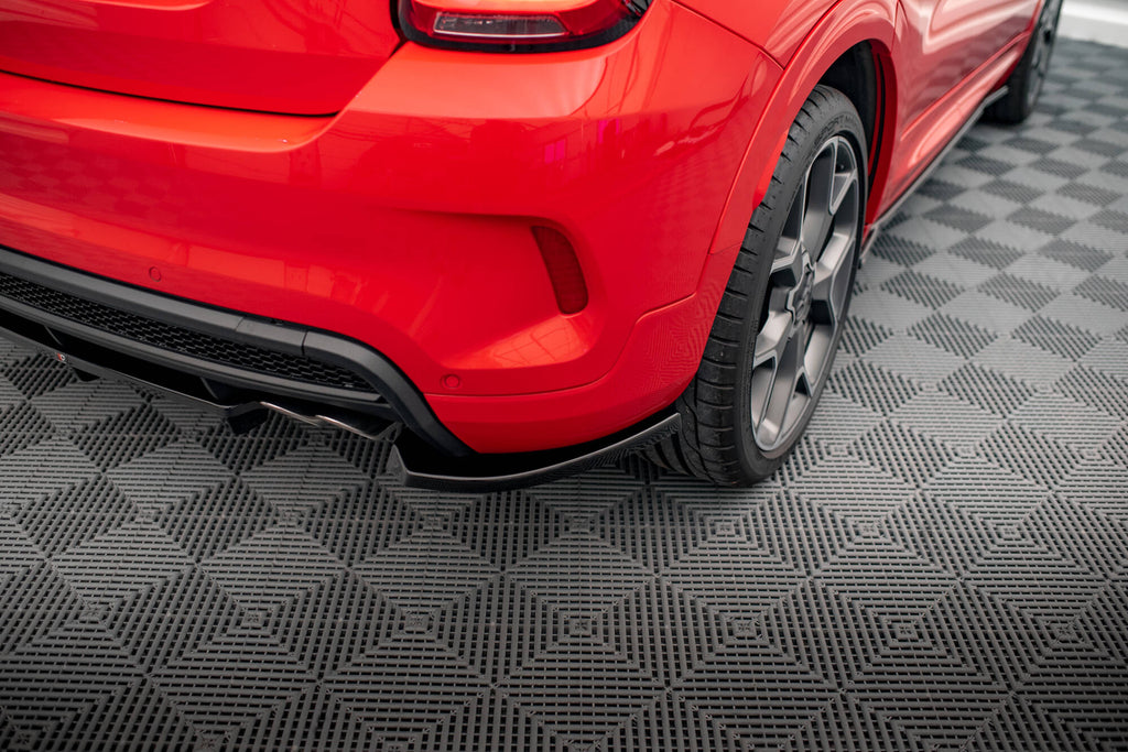 Splitter Posteriore Centrale con Barre Verticali Fiat 500X Sport Mk1 Facelift Maxton Design