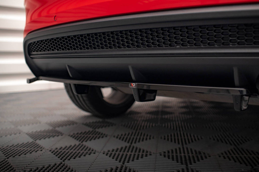 Splitter Posteriore Centrale con Barre Verticali Fiat 500X Sport Mk1 Facelift Maxton Design