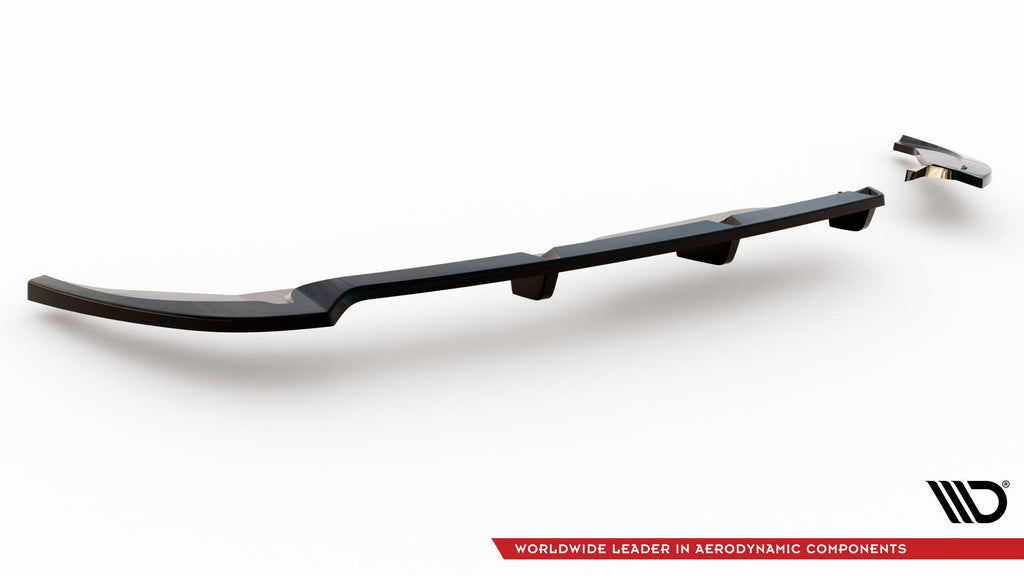 Splitter Posteriore Centrale con Barre Verticali Fiat 500X Sport Mk1 Facelift Maxton Design