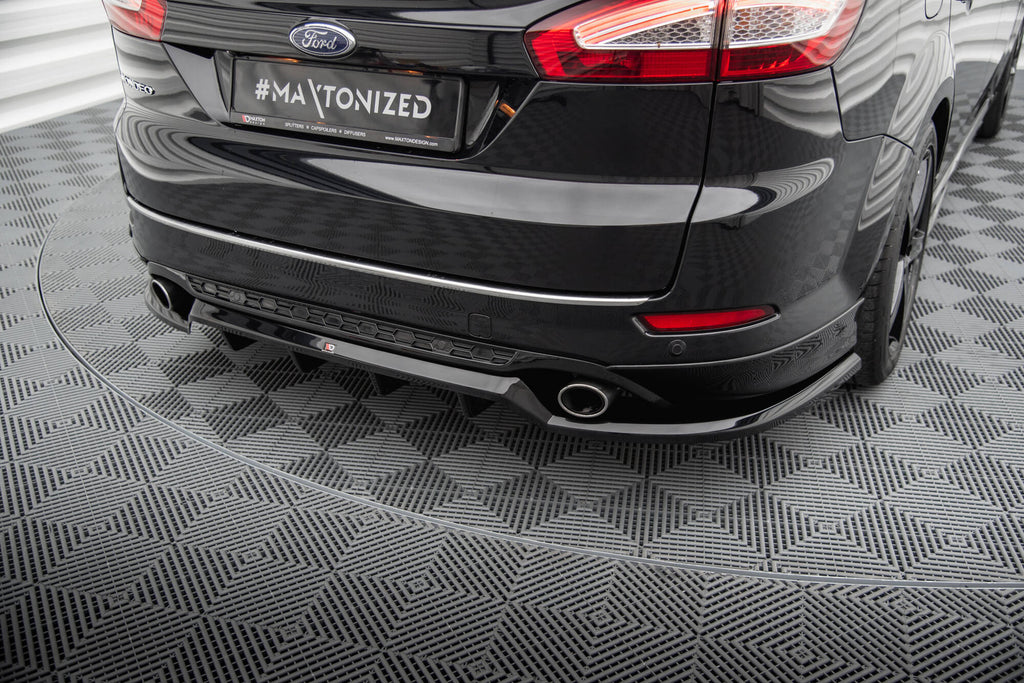 Splitter Posteriore Centrale con Barre Verticali Maxton Design Ford Mondeo Station Wagon ST-Line Mk4 Facelift