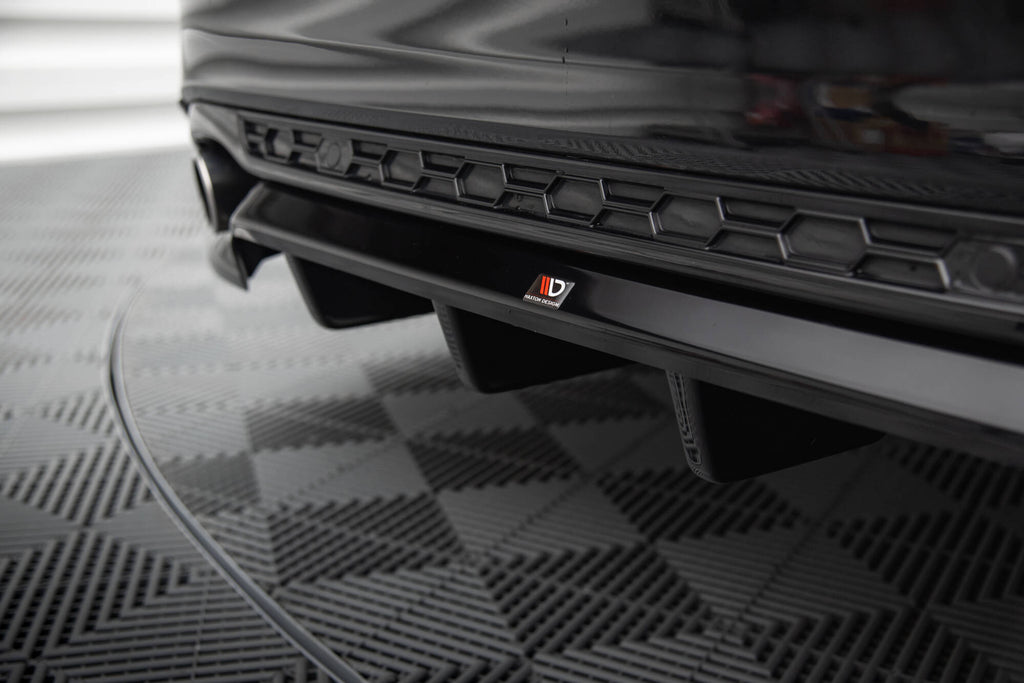 Splitter Posteriore Centrale con Barre Verticali Maxton Design Ford Mondeo Station Wagon ST-Line Mk4 Facelift