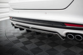 Splitter Posteriore Centrale con Barre Verticali Ford Mondeo Sport Mk5 Facelift Maxton Design