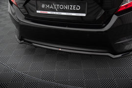 Splitter Posteriore Centrale con Barre Verticali Honda Civic Berlina Mk10 Maxton Design