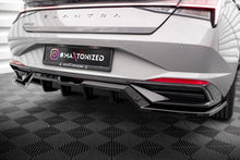 Carica l'immagine nel visualizzatore di Gallery, Splitter Posteriore Centrale con barre verticali Hyundai Elantra Mk7 montato
