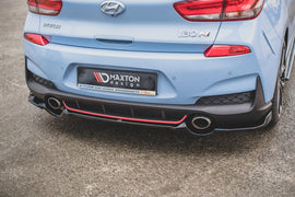 Splitter posteriore centrale con barre verticali Maxton Design Hyundai i30 N Mk3 Hatchback