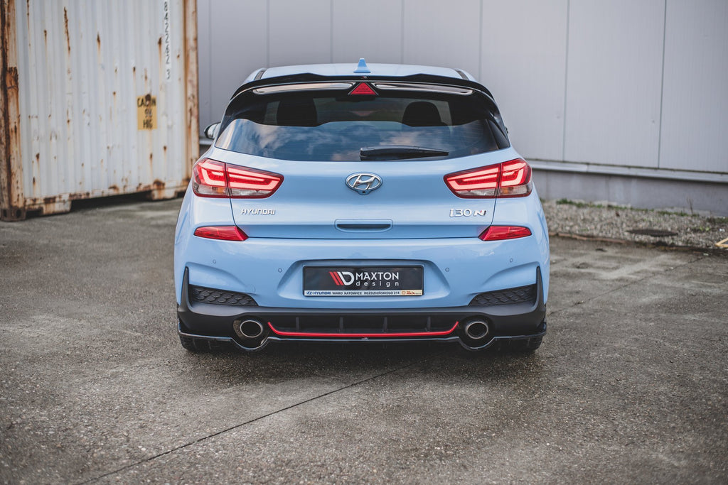 Splitter Posteriore Centrale Hyundai i30 N Mk3 Hatchback (con barre verticali)