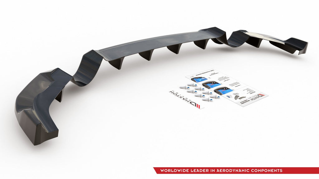 Splitter Posteriore Centrale Hyundai i30 N Mk3 Hatchback (con barre verticali)