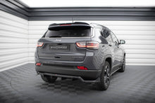 Carica l'immagine nel visualizzatore di Gallery, Splitter Posteriore Centrale con Barre Verticali Jeep Compass Limited Mk2 Facelift Maxton Design