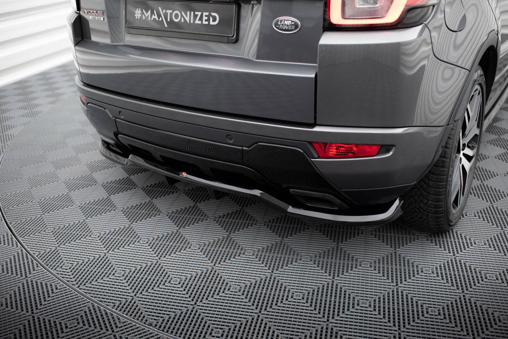 Splitter Posteriore Centrale con Barre Verticali Range Rover Evoque HSE Dynamic Mk1 Facelift Maxton Design