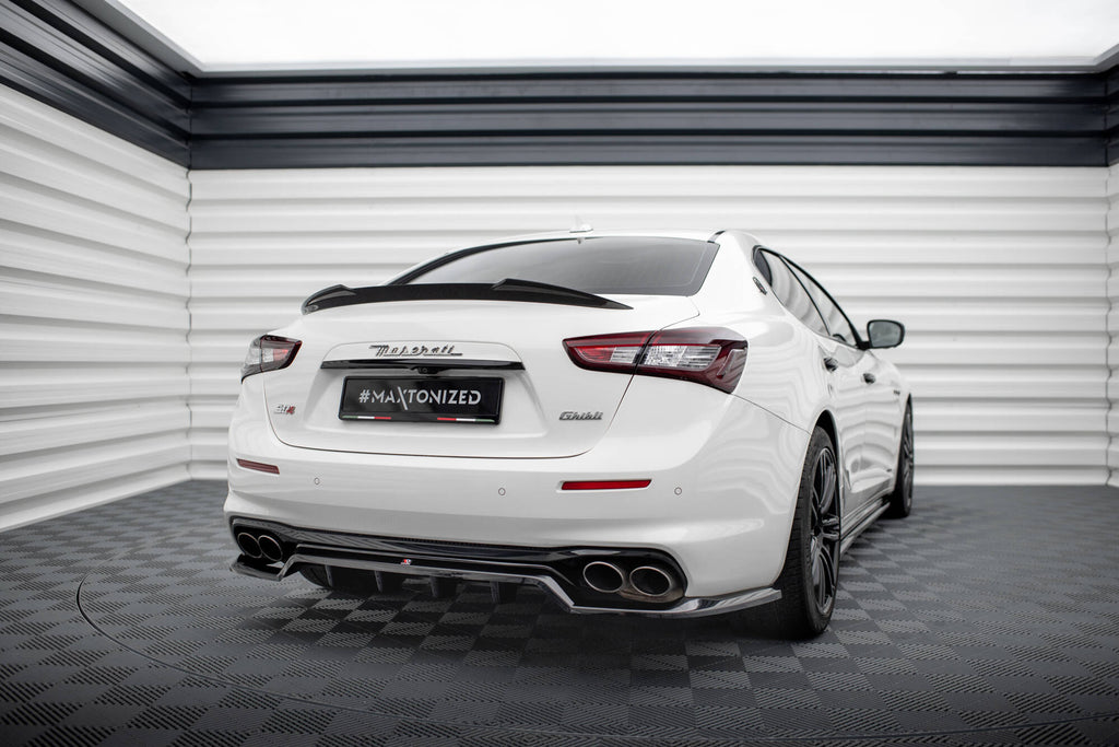 Splitter Posteriore Centrale con Barre Verticali Maserati Ghibli Mk3 Facelift