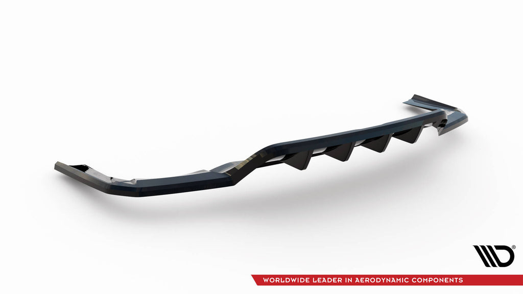 Splitter posteriore centrale con barre verticali Maxton Design Maserati Levante Trofeo Mk1