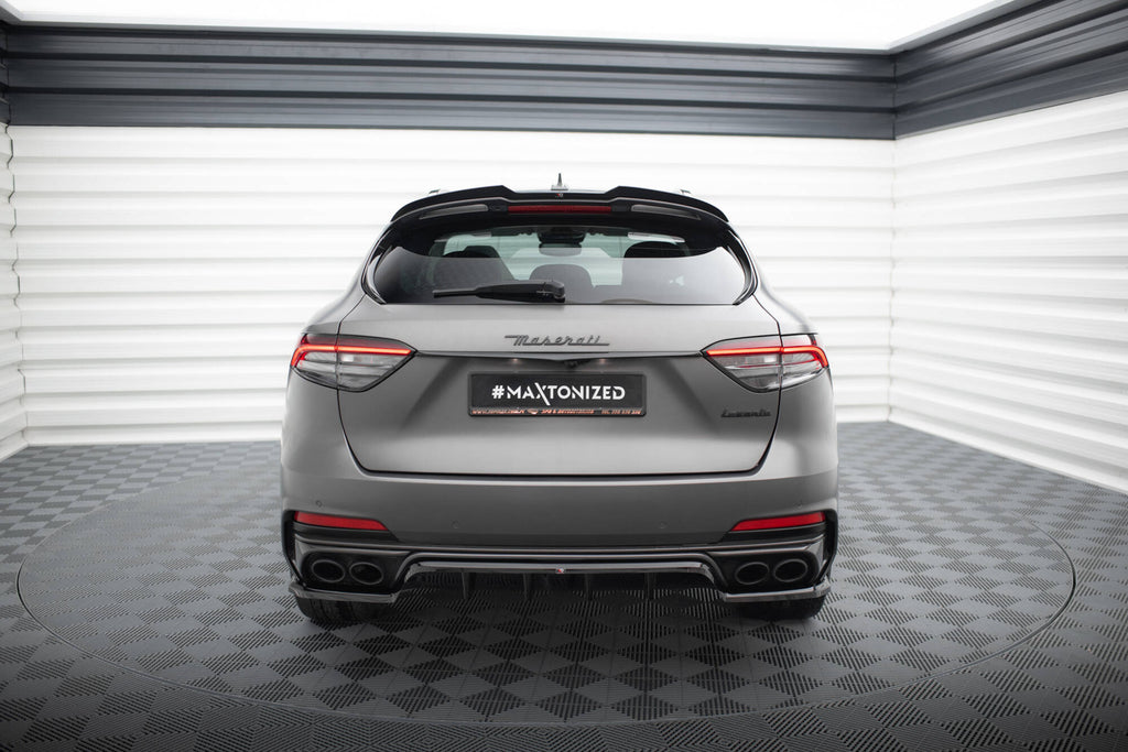 Splitter posteriore centrale con barre verticali Maxton Design Maserati Levante Trofeo Mk1