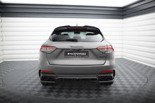 Carica l'immagine nel visualizzatore di Gallery, Splitter posteriore centrale con barre verticali Maxton Design Maserati Levante Trofeo Mk1