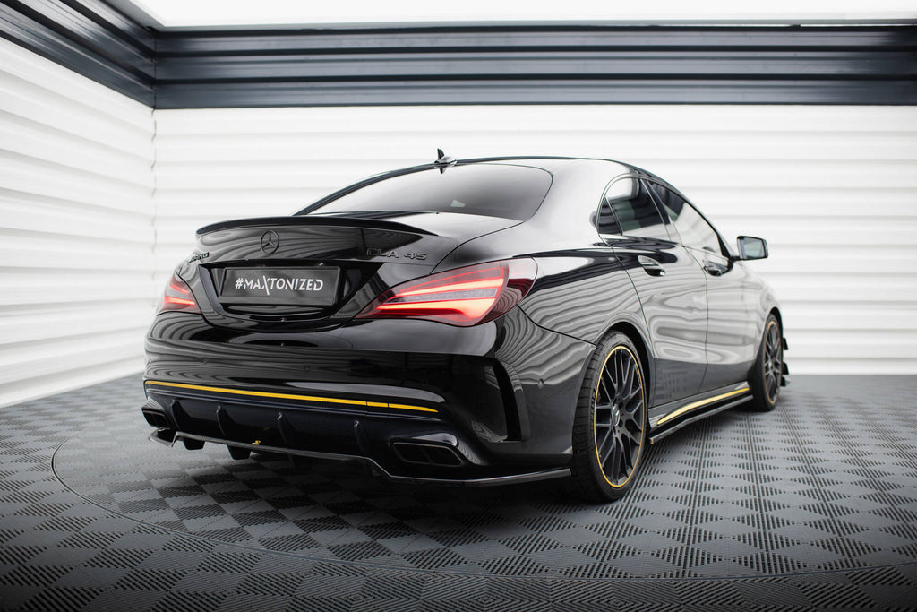Splitter Posteriore Centrale con Barre Verticali Mercedes-AMG CLA 45 C117 Facelift