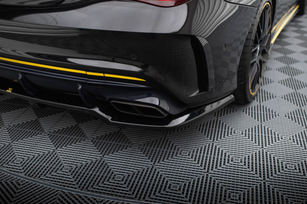 Splitter Posteriore Centrale con Barre Verticali Mercedes-AMG CLA 45 C117 Facelift