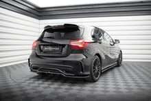 Carica l'immagine nel visualizzatore di Gallery, Splitter Posteriore Centrale con Barre Verticali Mercedes-Benz Classe A AMG-Line W176 facelift (2015-2018)
