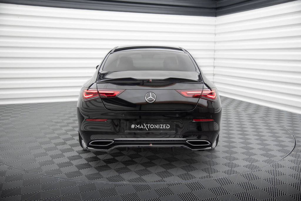 Splitter Posteriore Centrale con Barre Verticali Mercedes-Benz CLA Coupé C118 Maxton Design