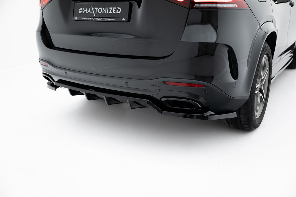 Splitter Posteriore Centrale con Barre Verticali Mercedes GLE SUV AMG-Line W167 Maxton Design