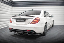 Load image into Gallery viewer, Splitter Posteriore Centrale con Barre Verticali Mercedes Classe S W222 Facelift Maxton Design