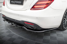 Load image into Gallery viewer, Splitter Posteriore Centrale con Barre Verticali Mercedes Classe S W222 Facelift Maxton Design