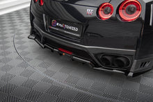 Carica l'immagine nel visualizzatore di Gallery, Splitter Posteriore Centrale con Barre Verticali Nissan GT-R R35 Facelift 2