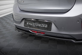 Splitter Posteriore Centrale con Barre Verticali Opel Corsa-e F Mk6 Maxton Design
