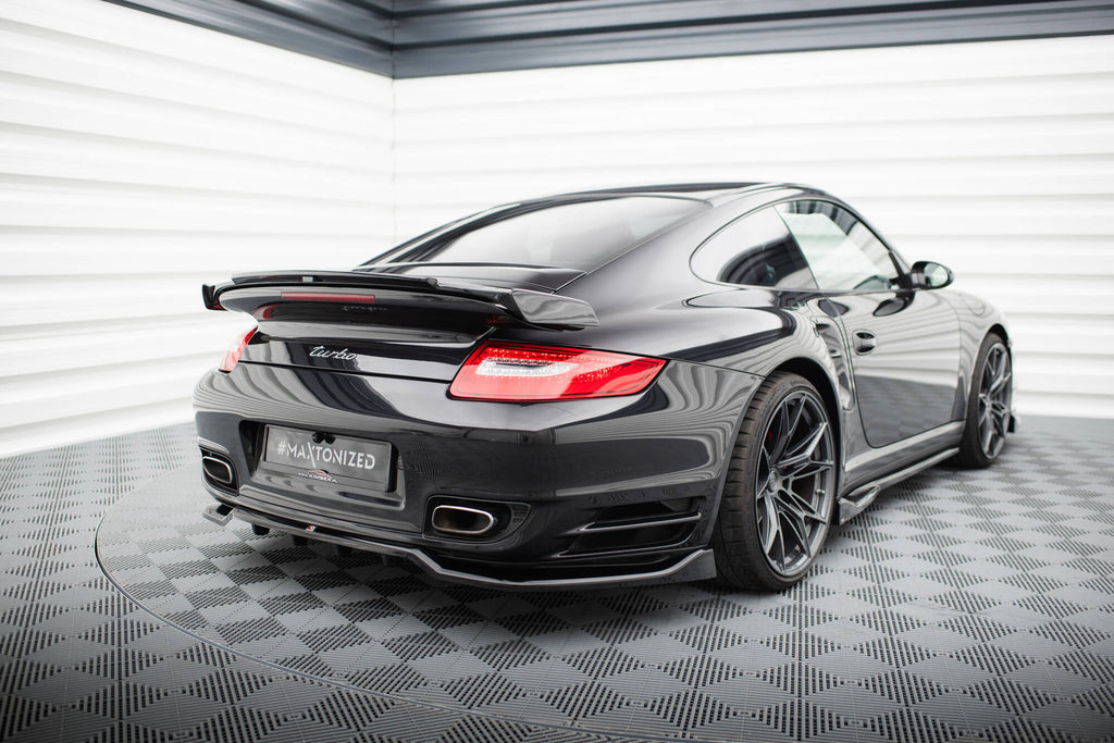 Splitter Posteriore Centrale con Barre Verticali Porsche 911 Turbo 997 Maxton Design