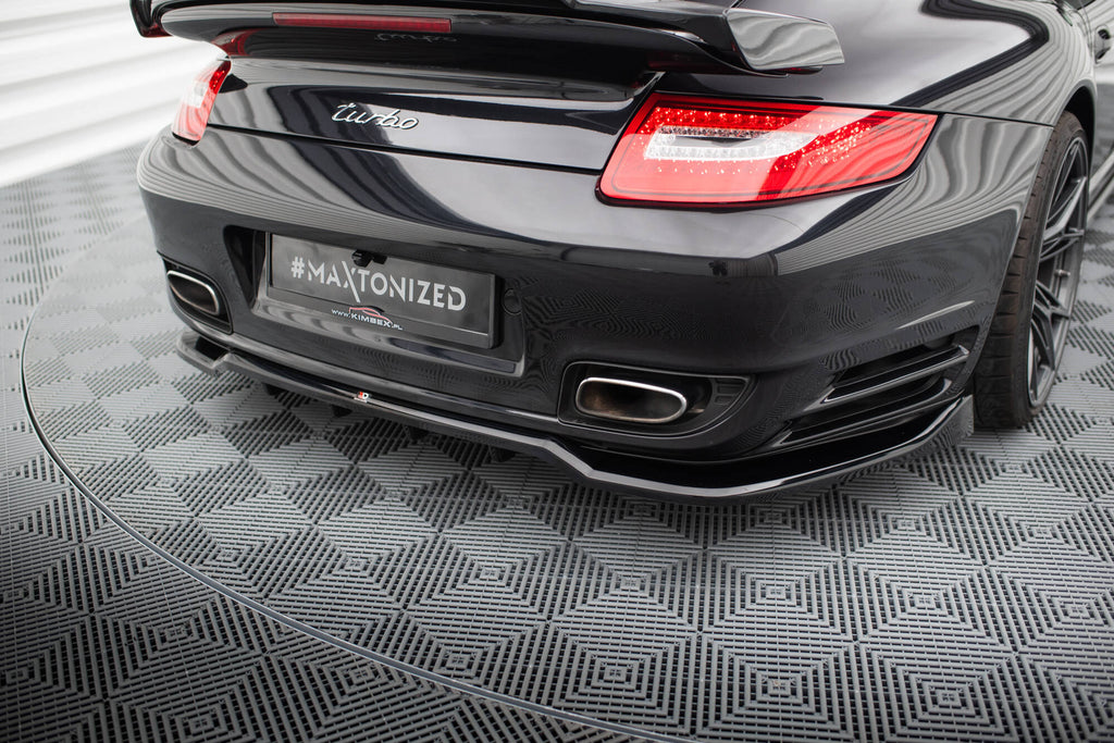 Splitter Posteriore Centrale con Barre Verticali Porsche 911 Turbo 997 Maxton Design