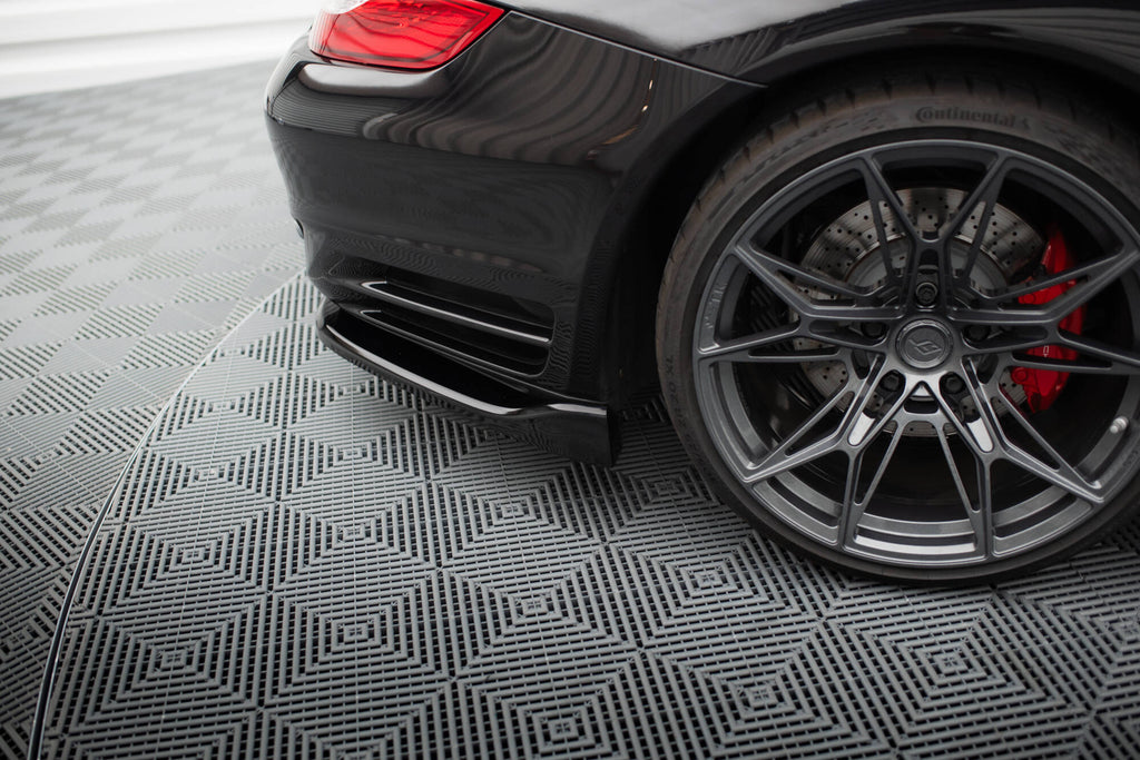 Splitter Posteriore Centrale con Barre Verticali Porsche 911 Turbo 997 Maxton Design