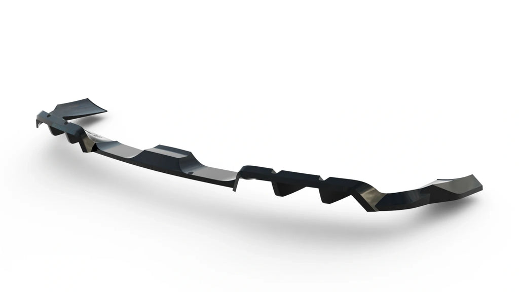 Splitter Posteriore Centrale Porsche Cayenne Coupé GTS / Turbo Sport Pack 9Y0 Facelift (con barre verticali) (2023-)