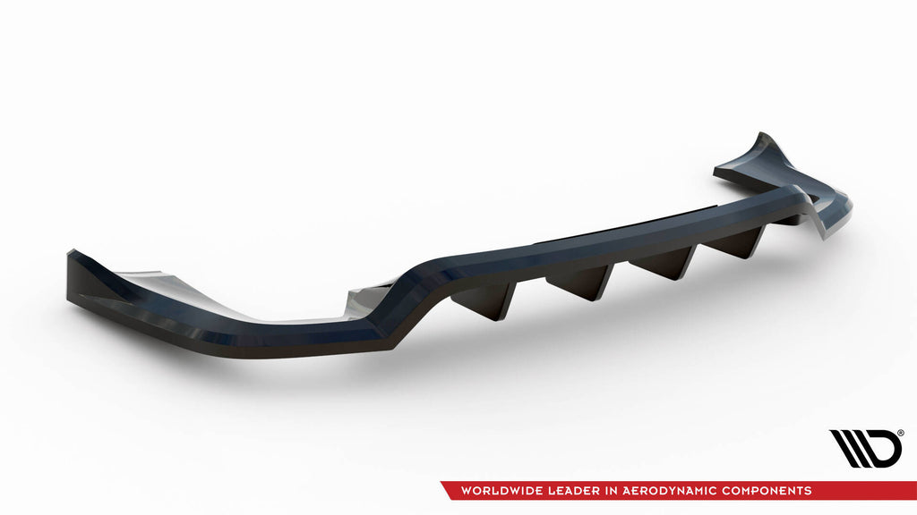 Splitter Posteriore Centrale con Barre Verticali Porsche Cayenne Mk2 Facelift